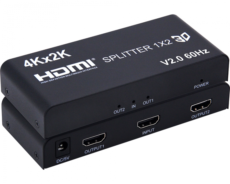 KCHSP001 1×2 HDMI 2.0 Splitter