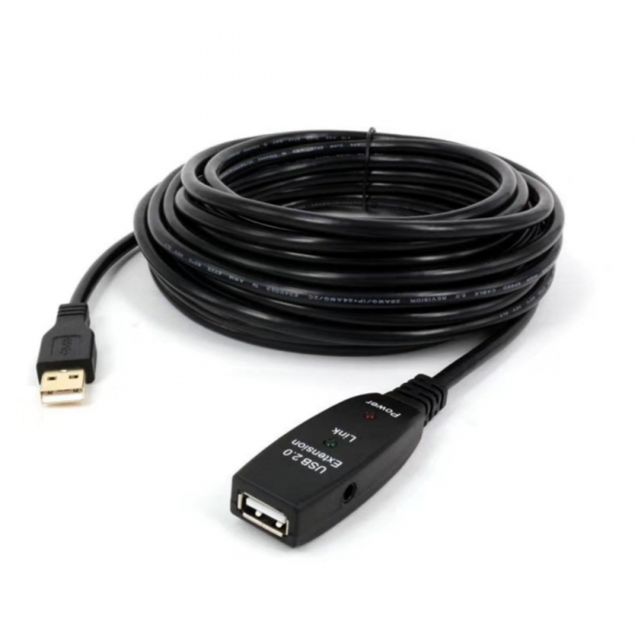 KCUB3005 Active USB3.0 Extension Cable Black