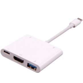 KCUAP009 USB Type C to HDMI+PD+USB3.0 Converter