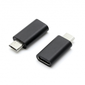 KCCAP022 USB2.0 Micro Male to USB-C Female Adapter Aluminum