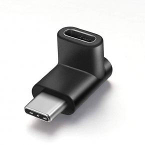 KCCAP006 USB-C Male to USB-C Female Adapter Up/Down Angle