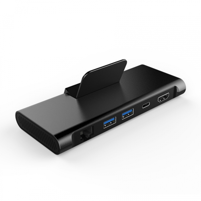 KCUAP032 5 in 1 Double USB Type C Docking Station
