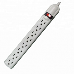 KCPCS010 8-Sockets American Power Strip with Switch
