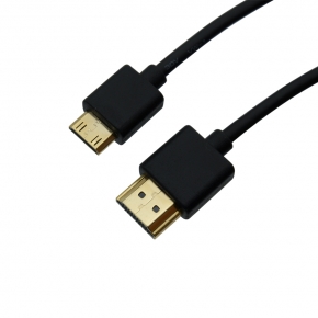 KCHDC011 Ultra Slim PVC Molding HDMI A-Mini C Cable