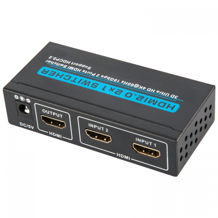 KCHSW001 2×1 HDMI 2.0 Switcher