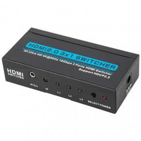 KCHSW002 3×1 HDMI 2.0 Switcher