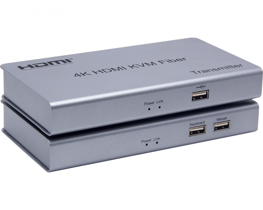 KCHKE003 10KM 4K HDMI KVM Fiber Extender