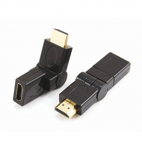 KCHAP012 Rotating HDMI A Male to A Female Adapter