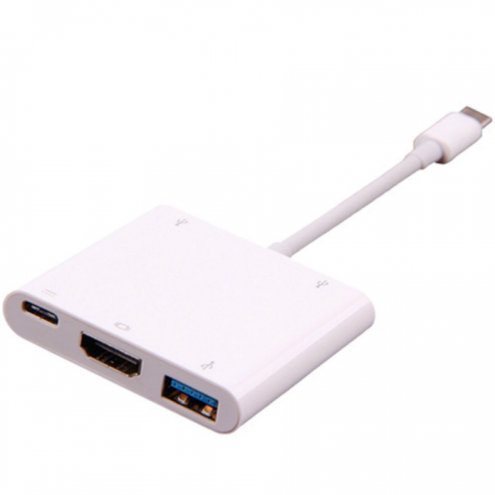 KCUAP009 USB Type C to HDMI+PD+USB3.0 Converter