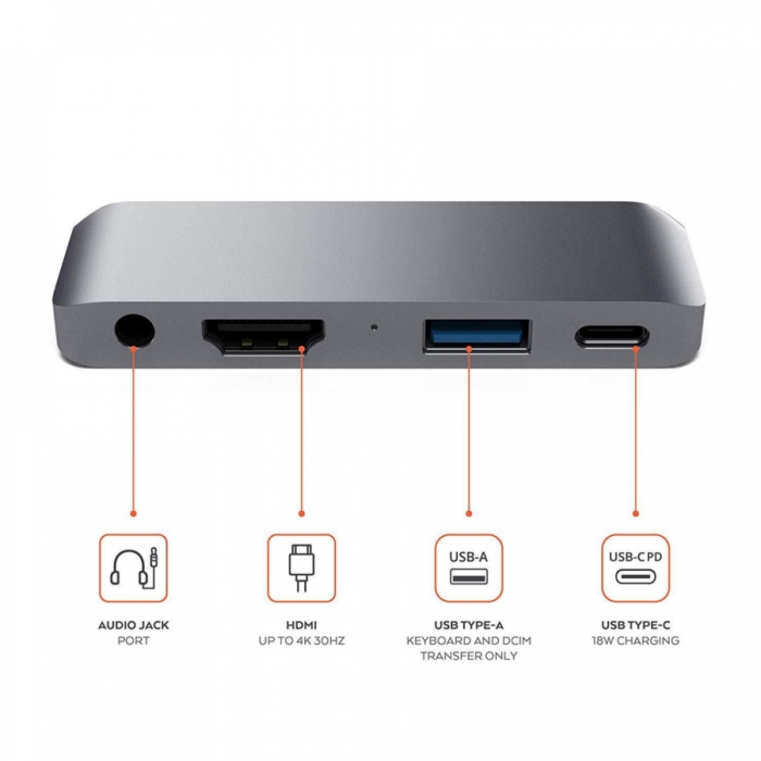 KCUAP028 4 in 1 USB Type C Docking