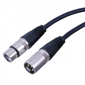 KCAUD006 Metal Plug 3 Pin XLR Male to XLR Female Microphone Cable