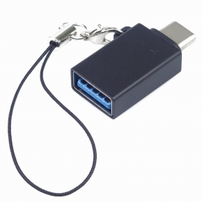 KCCAP024 Keychain USB-C Male to USB3.0 Female Adapter Aluminum