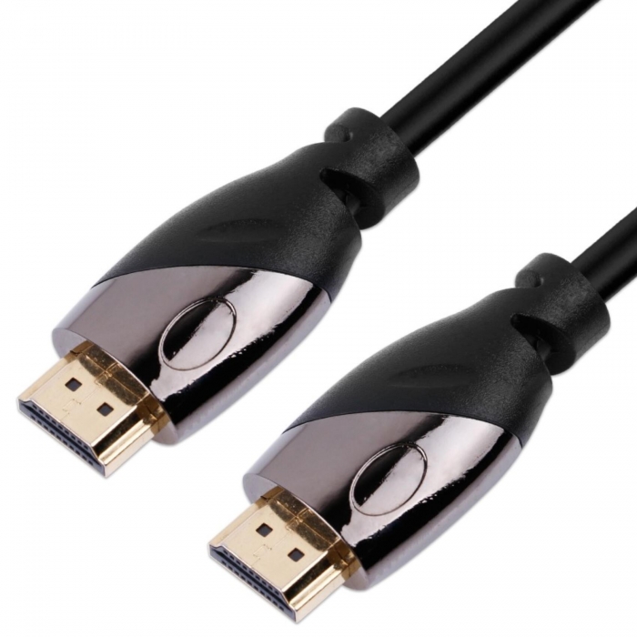 KCHDC018 4K 60Hz Zinc Alloy Metal Plug HDMI 2.0 Cable