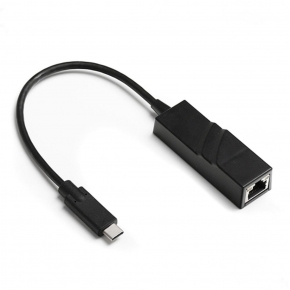 KCUAP017 USB Type C to RJ45 Gigabit Ethernet Adaptor ABS Housing