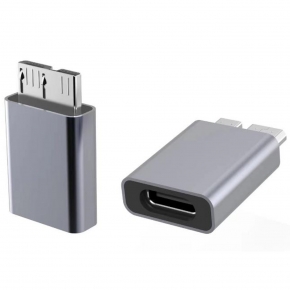 KCCAP025 Aluminum USB3.0 A Male to USB-C Female Adapter